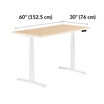 Electric Standing Desk with ComfortEdge&trade; 60x30